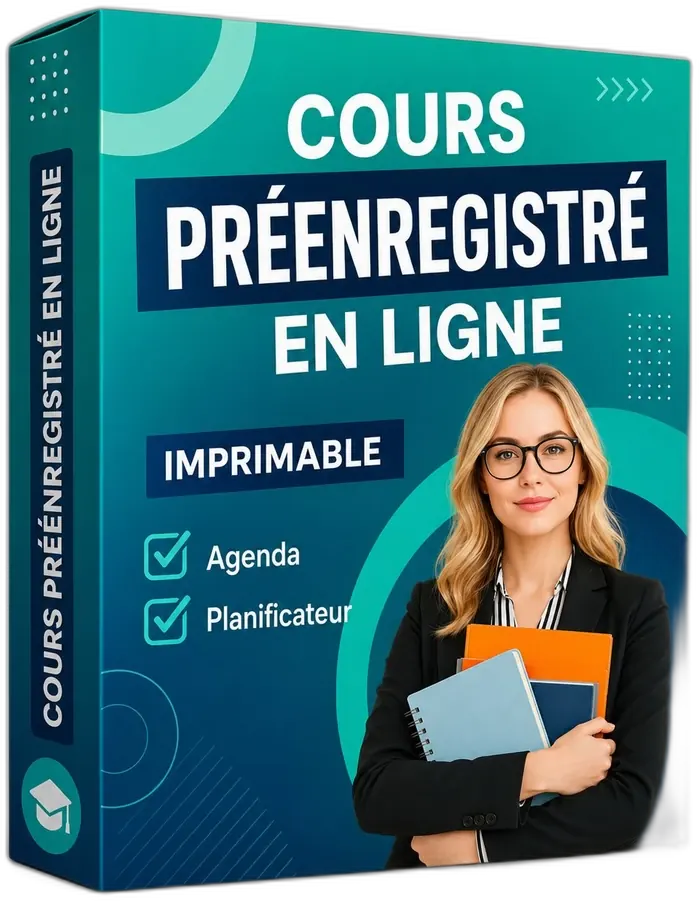 Bonus 3 — Cours préenregistré en ligne