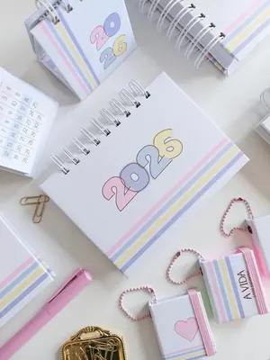Collection complète agendas pastels